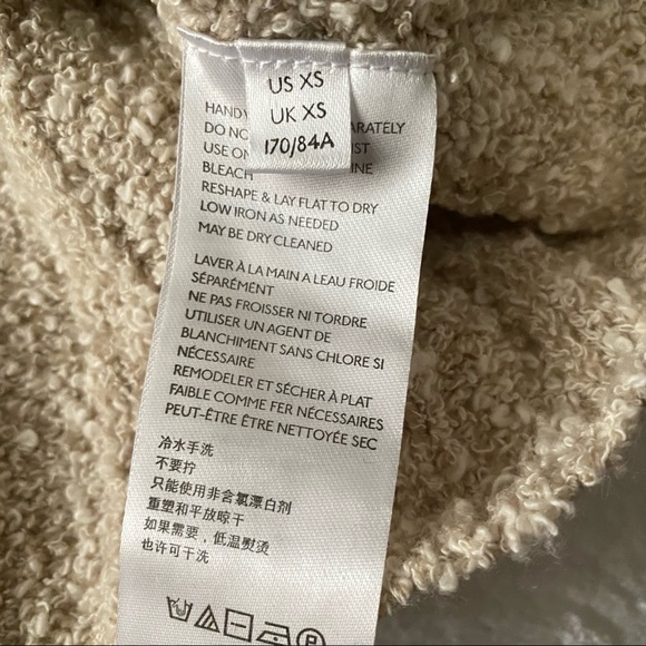 Free People Oatmeal Colored Chunky Knit Cropped Sweater - Picture 15 of 16